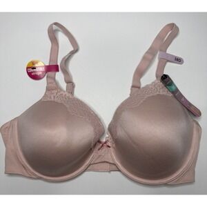 Maidenform Womens T Shirt Bra Soft Full Coverage Underwire 09404 Light Pink 38D